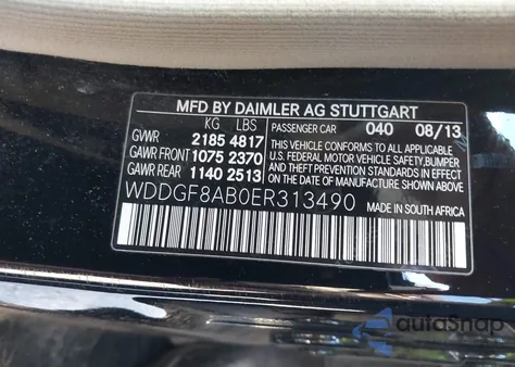 2014 Mercedes-Benz C 300 Luxury 4Matic/Sport 4Matic z USA, uszkodzony, nr VIN WDDGF8AB0ER313490